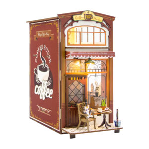 咖啡馆Coffee House尺寸:21*12.8*23.4(cm)材料:木材包装:彩盒 Caffetteria