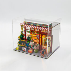 圣诞糖果店CANDY HOUSE尺寸:19.2*16.5*17(cm)材料:木材包装:彩盒CASADI CARAMELLE Con Vetrina